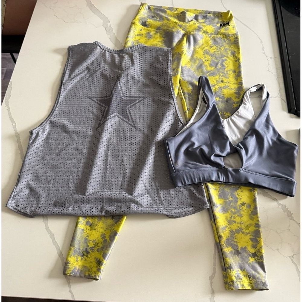 Activewear Bundle – Leggings + Mesh Tank + Sports Bra